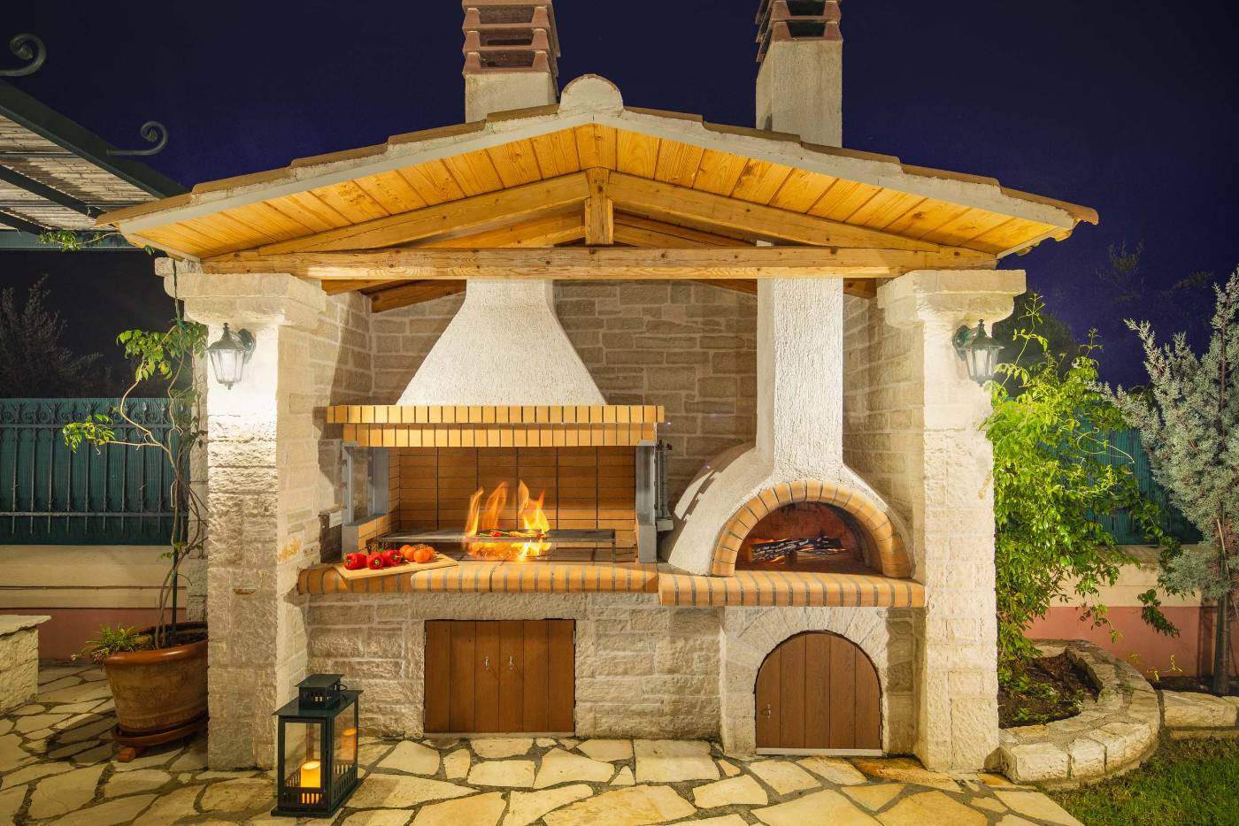 Villa Rose — outdoor kitchen